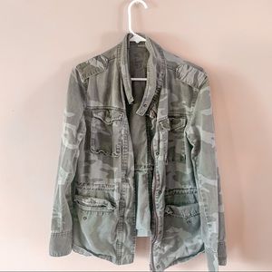 green camo jacket